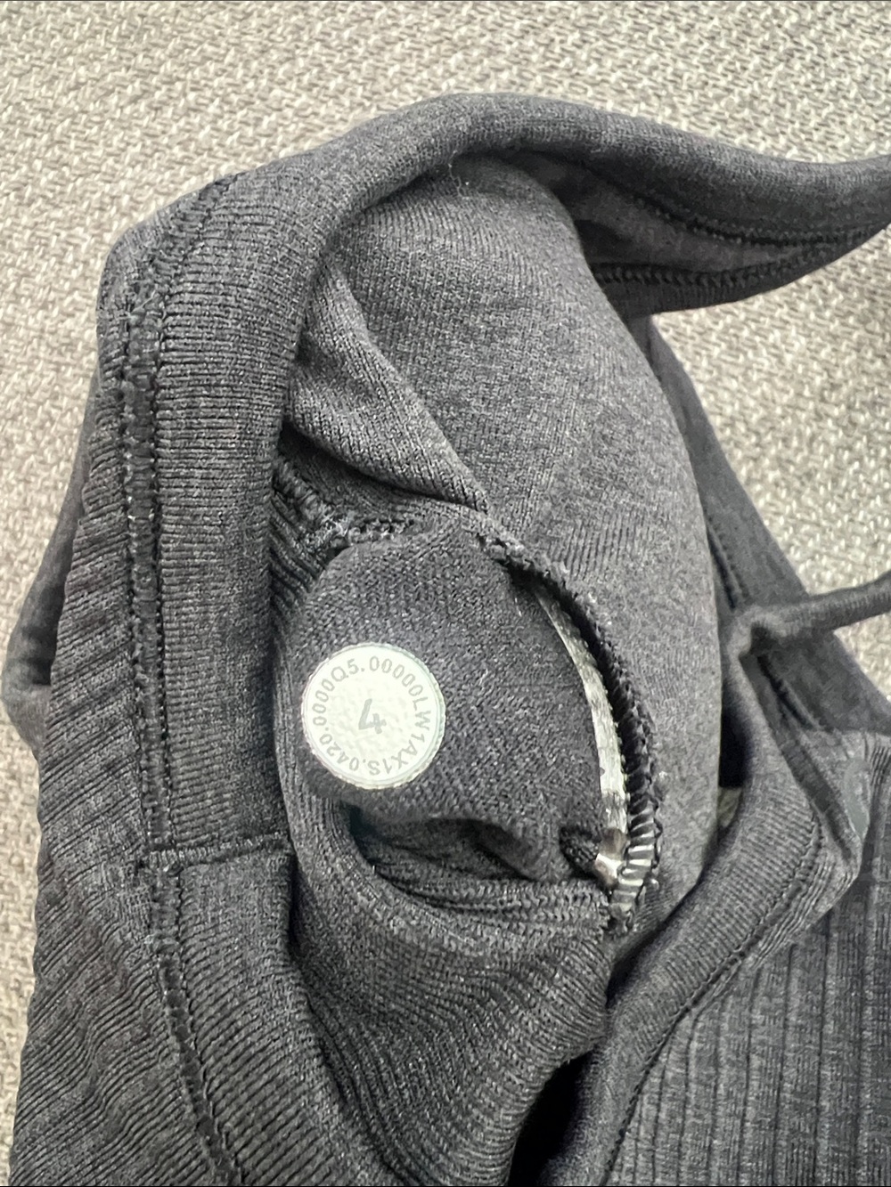 lululemon athletica Black Ribbed Racerback Tank - Picture 4 of 4